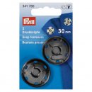 5x2 stuks PRYM AANNAAIDRUKKNOOP MESSING 30MM GESCHUT BRONS 341.780