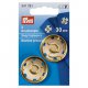 PRYM AANNAAIDRUKKNOOP MESSING 30MM NIEUW GOUD 341.781