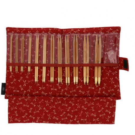 SEEKNIT KOSHITSU VERWIS. RONDBREINAALDEN SET STD KA58910-02 Rood