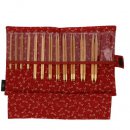 SEEKNIT KOSHITSU VERWIS. RONDBREINAALDEN SET STD KA58910-02 Rood