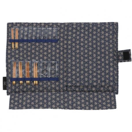 SEEKNIT KOSHITSU VERWIS. RONDBREINAALDEN SET S KA58873-11 blauw