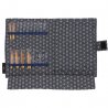 SEEKNIT KOSHITSU VERWIS. RONDBREINAALDEN SET S KA58873-11 blauw