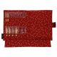 SEEKNIT KOSHITSU VERWIS. RONDBREINAALDEN SET S KA58873-12 Rood