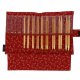 SEEKNIT KOSHITSU VERWIS. RONDBREINAALDEN SET ML KA58865-02 rood