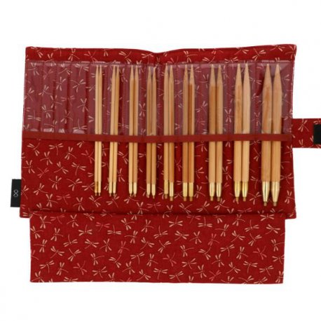 SEEKNIT KOSHITSU VERWIS. RONDBREINAALDEN SET ML KA58865-02 rood
