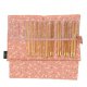 SEEKNIT KOSHITSU VERWIS. RONDBREINAALDEN SET ML KA58865-03 Roze