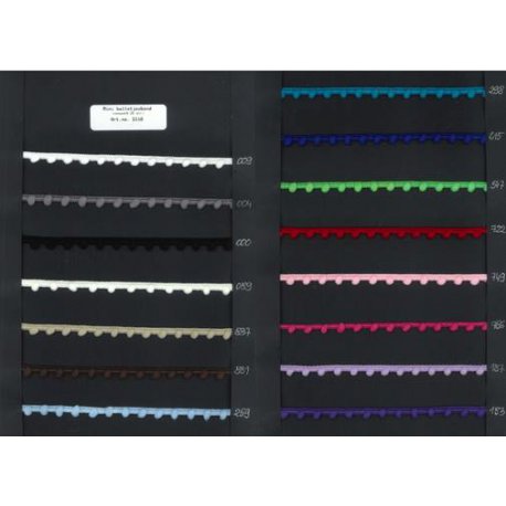 Mini balletjesband 5mm per rol van 25 mtr.
