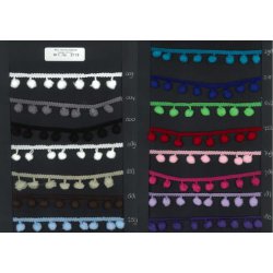 Maxi Balletjesband 15mm per rol van 25 mtr.