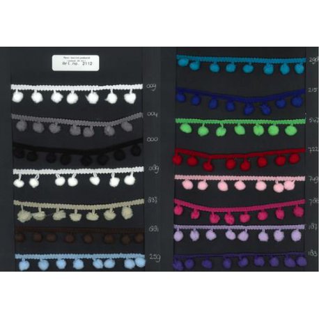 Maxi Balletjesband 15mm per rol van 25 mtr.