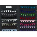 20 mtr Maxi Balletjesband 15mm diverse kleuren