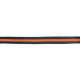 Flexibel band voor zijkant broek of colbert 20mm blauw oranje 60956-20