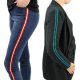 Flexibel band voor zijkant broek of colbert 35mm blauw oranje 60956-35