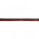 Flexibel band voor zijkant broek of colbert  60936 zwart rood