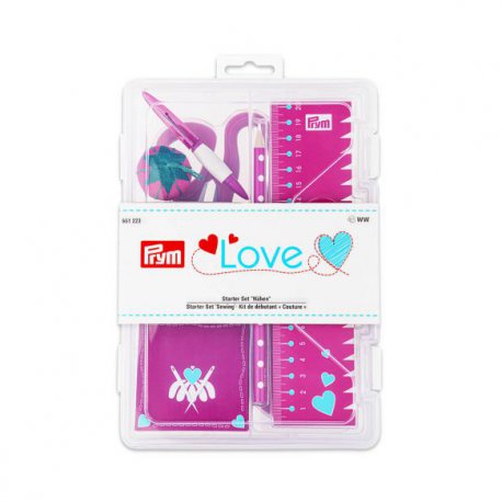 PRYM LOVE STARTERSSET NAAIEN FUCHSIA 651.223