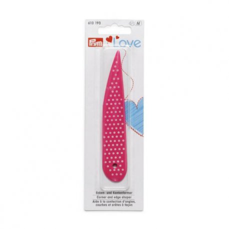 PRYM LOVE HOEKEN- EN KANTENVORMER 12,5X2,5CM FUCHSIA 610.193