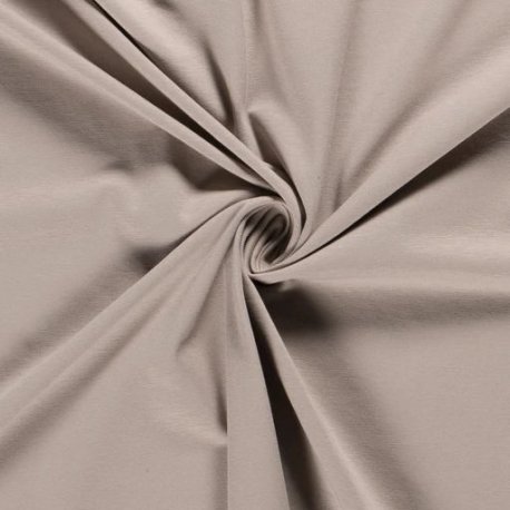 Tricot Uni Katoen/Elastan beige 052