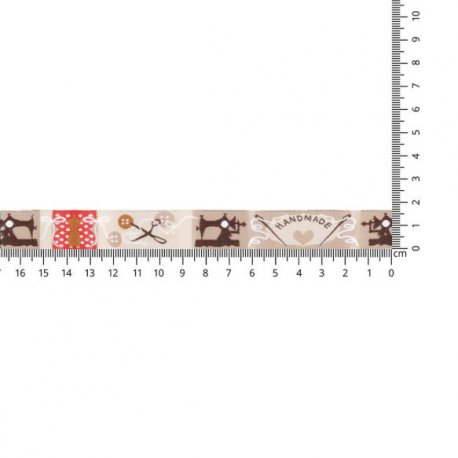 GEWEVEN BAND HANDMADE 17MM 67467-03 Beige