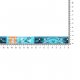 GEWEVEN BAND HANDMADE 17MM 67467-04 Blauw, Grijs