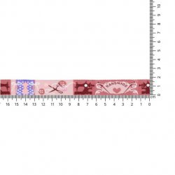 GEWEVEN BAND HANDMADE 17MM 67467-05 Roze