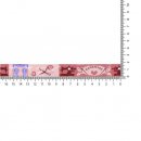Volle Rol van 25 mtr GEWEVEN BAND HANDMADE 17MM 67467-05 Roze