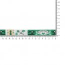 Volle Rol van 25 mtr GEWEVEN BAND HANDMADE 17MM 67467-07 Groen, Beige