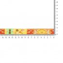 Volle Rol van 25 mtr GEWEVEN BAND HANDMADE 17MM 67467-08 Geel, Groen