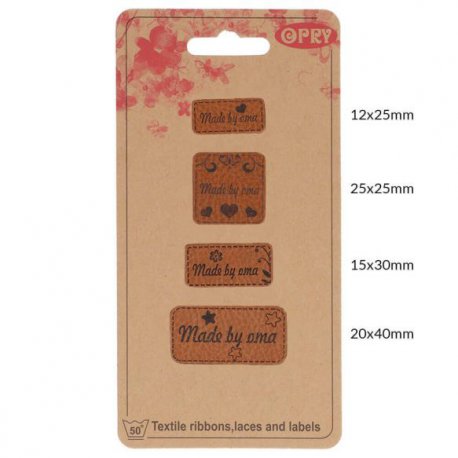 OPRY SKAI-LEREN LABELS MADE BY OMA 69650-02