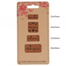 5x OPRY SKAI-LEREN LABELS MADE WITH LOVE 69650-03