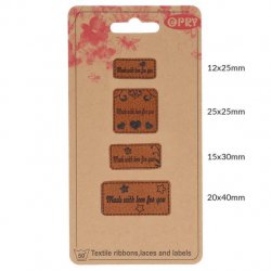 OPRY SKAI-LEREN LABELS MADE WITH LOVE FOR YOU 69650-04