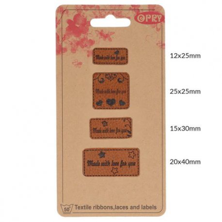 OPRY SKAI-LEREN LABELS MADE WITH LOVE FOR YOU 69650-04