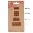 5x OPRY SKAI-LEREN LABELS MADE BY MAMA 69650-05