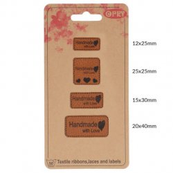 OPRY SKAI-LEREN LABELS HANDMADE WITH LOVE 69650-06