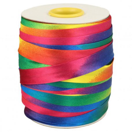 REGENBOOG SATIJN BIAISBAND 15MM 3942-15