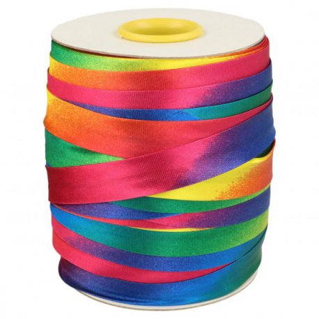 REGENBOOG SATIJN BIAISBAND 20MM 3942-20