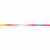 25 mtr BAND REGENBOOG 8MM ROZE 78543