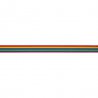 10mtr ELASTIEK GESTREEPT REGENBOOG 20MM 78523 geel