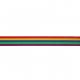 ELASTIEK GESTREEPT REGENBOOG 32MM 78525 geel