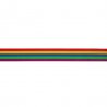 10mtr ELASTIEK GESTREEPT REGENBOOG 32MM 78525 geel
