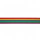 ELASTIEK GESTREEPT REGENBOOG 40MM 78526 geel
