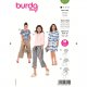 Burda 6111 Jurkje en shirts van Viscose, Crepe, poplin of satijn