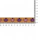 GEWEVEN BAND LIEVEHEERSBEESTJES 17MM 67481-01 Goud, Roze