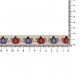 GEWEVEN BAND LIEVEHEERSBEESTJES 17MM 67481-03 Beige