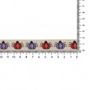25 mtr GEWEVEN BAND LIEVEHEERSBEESTJES 17MM 67481-03 Beige