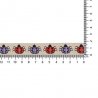 25 mtr GEWEVEN BAND LIEVEHEERSBEESTJES 17MM 67481-03 Beige
