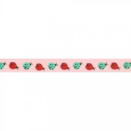 RIPSLINT LIEVEHEERSBEESTJE 9MM Rood blauw roze 22382-09-749