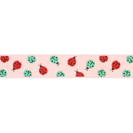 RIPSLINT LIEVEHEERSBEESTJE 25MM 22382-25-749 roze
