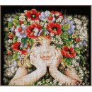 TELPAKKET KIT MEISJE MET BLOEMEN PN-0156698