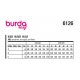 Burda 6126 Blouses van Viscose, crepe, katoen of Linnen