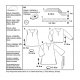 Burda 6126 Blouses van Viscose, crepe, katoen of Linnen