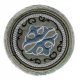 Applicatie button rond bruin